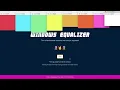 Windows visualizer in JavaScript