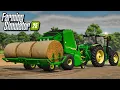 Download Lagu Mod Preview - John Deere 561R Baler and A520R Accumulator (by Custom Modding) | Farming Simulator 25