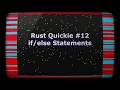 Rust Quickie - Statements