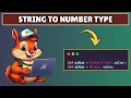 How to Convert String to Number Data Type in Javascript