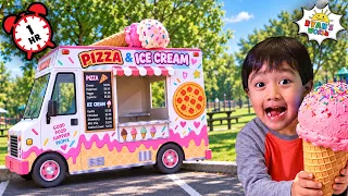 FOOD TRUCK Pretend Play with Ryan and Friends! 1+ Hour of Classic Ryan Videos!