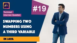 Swapping two numbers using a third variable in Java Java programming tutorial ABC