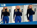 Carol Vorderman 61 sparks frenzy in tight leather leggings