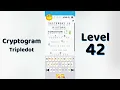 Cryptogram Tripledo Level 42 Solutions Logic Puzzle Game Mini Boss