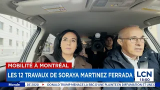 Chaos Des Chantiers à Montréal Sur Le Terrain Avec La Mairesse 