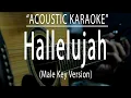 Download Lagu Hallelujah - Male key version (Acoustic karaoke)
