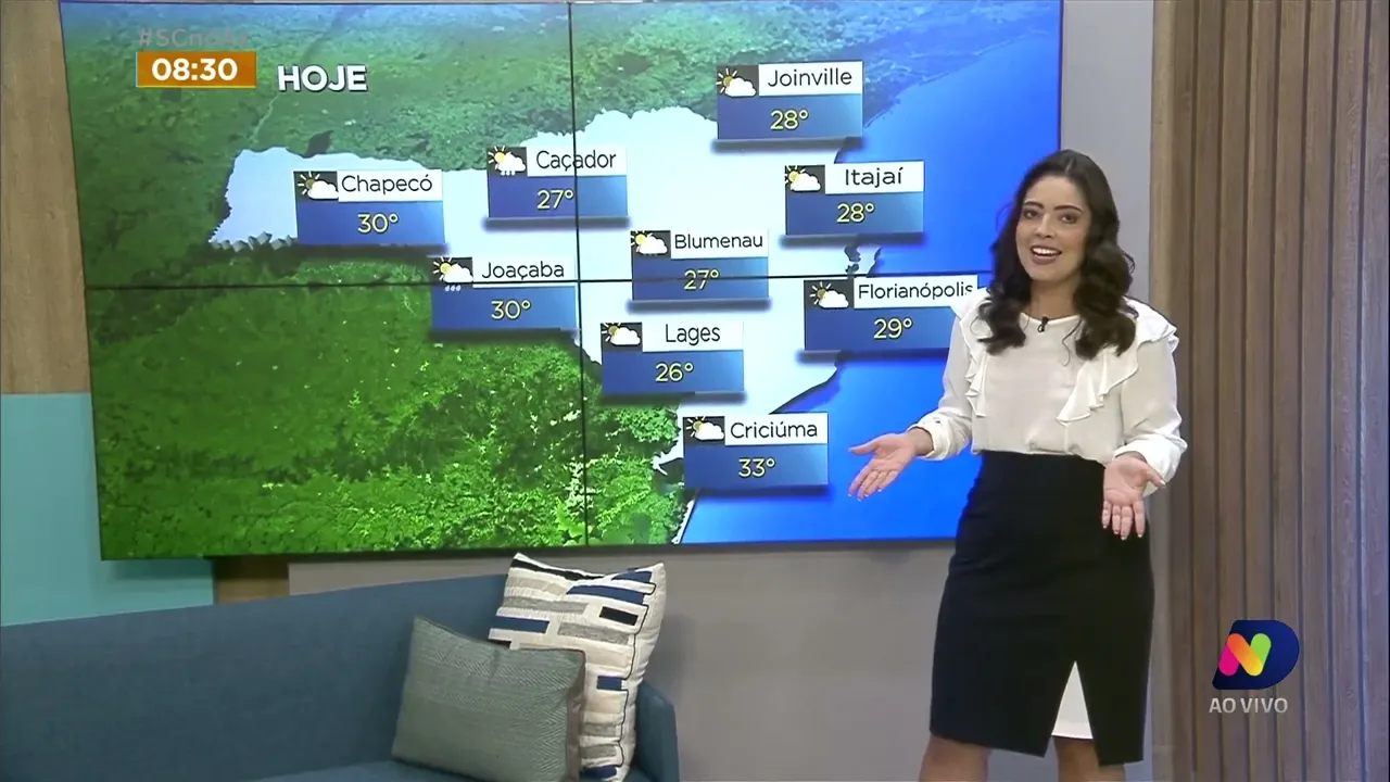 Confira a previsão do tempo para os próximos dias em SC