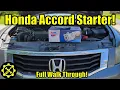 2008 - 2012 Honda Accord 2 4L Starter Replacement Ultimate Guide