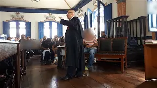 Debates: Plenário do Tribunal do Júri de Diamantina. Ércio Quaresma Firpe