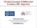 Working Example of Differential Evolution DE Algorithm
