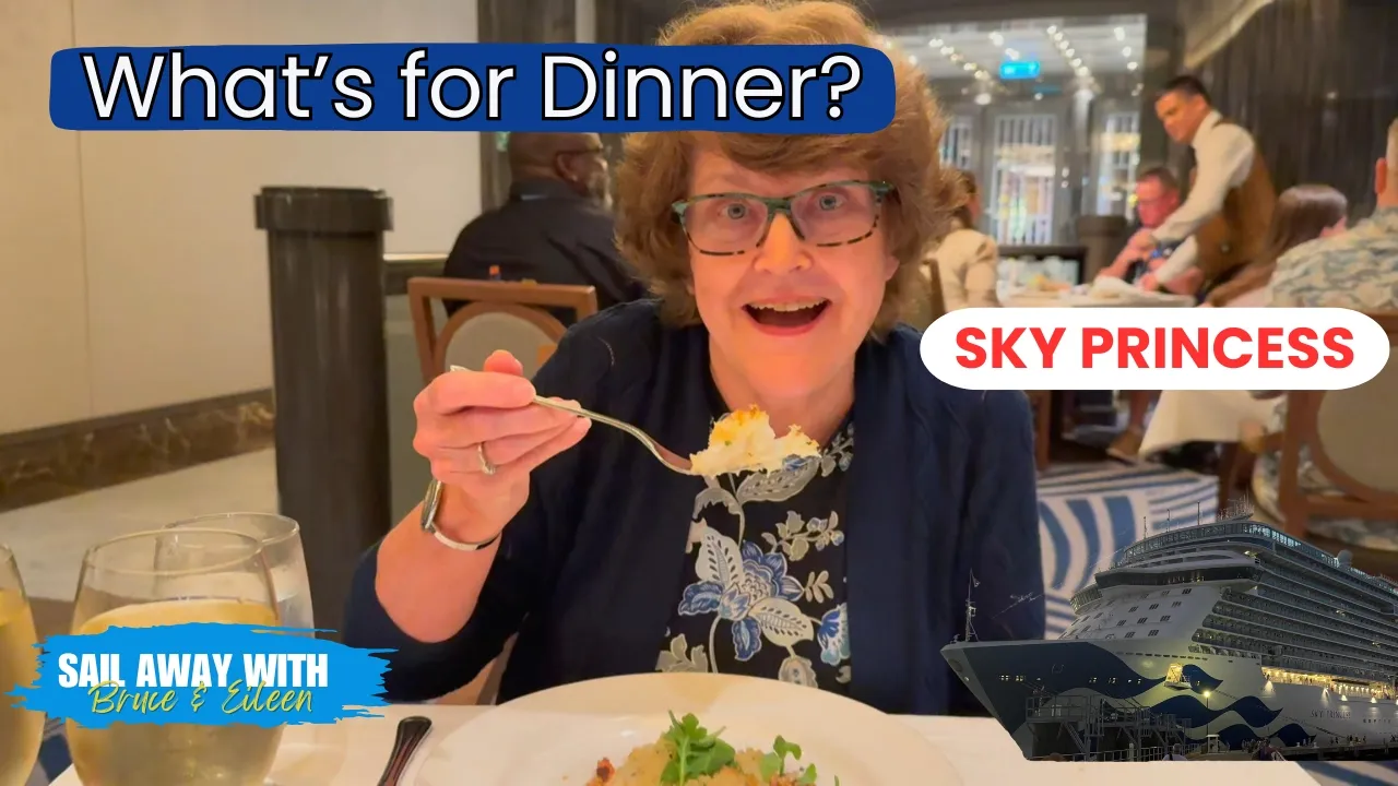 What's for Dinner on the Sky Princess | Plate by Plate tour of the Main Dining Room | Honest Review
