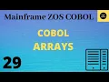 Cobol Arrays - Mainframe COBOL Practical Tutorial