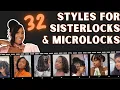 32 Sisterlock Microlock Hairstyles with Easy Mini Tutorials