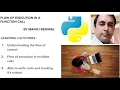 FLOW OF EXECUTION IN A FUNCTION CALL