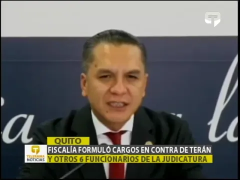 Fiscalía formuló cargos en contra de Terán y otros 6 funcionarios de la judicatura