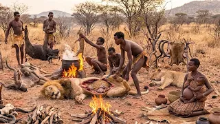 “Living Wild: How the Hadzabe Cook, Eat & Survive Among Dangerous Animals 🌿🔥🐍”