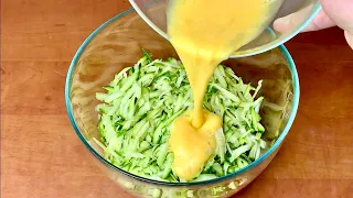 Просто натрите кабачки и добавьте яйца в творог! КАБАЧКИ вкуснее, чем пицца и пирог!