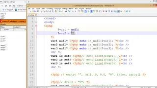 Null Empty in PHP in Urdu Hindi Learn PHP and MySqli in Urdu Complete Part 33 of 120