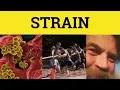 Strain Strained Strainer - Strain Meaning