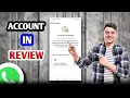 Account in review This account can t use WhatsApp This account cannot use WhatsApp TaseerPrince