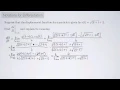 Single-Variable Calculus 1 Notations for Differentiation