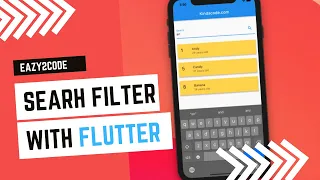 Create Search Filter with Flutter