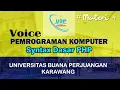 Pengantar Pemrograman PHP Syntax PHP