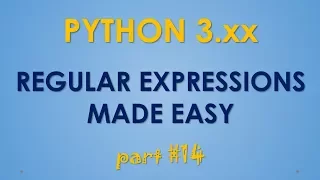 Python Regular Expressions - part