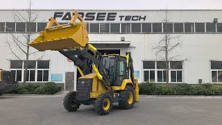 The Debugging Process of Six in One Bucket for XCMG XC870HK Backhoe Loader