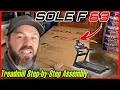 SOLE F63 Treadmill Step-by-Step How To Assembly Guide Overview Belt Lubrication Instructions