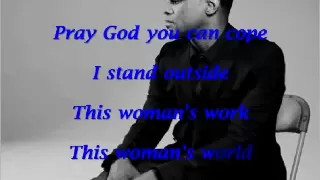 this womans work by maxwell with lyrics