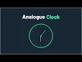 Animated Clock Using HTML CSS JavaScript in Few Steps CSS Tricks