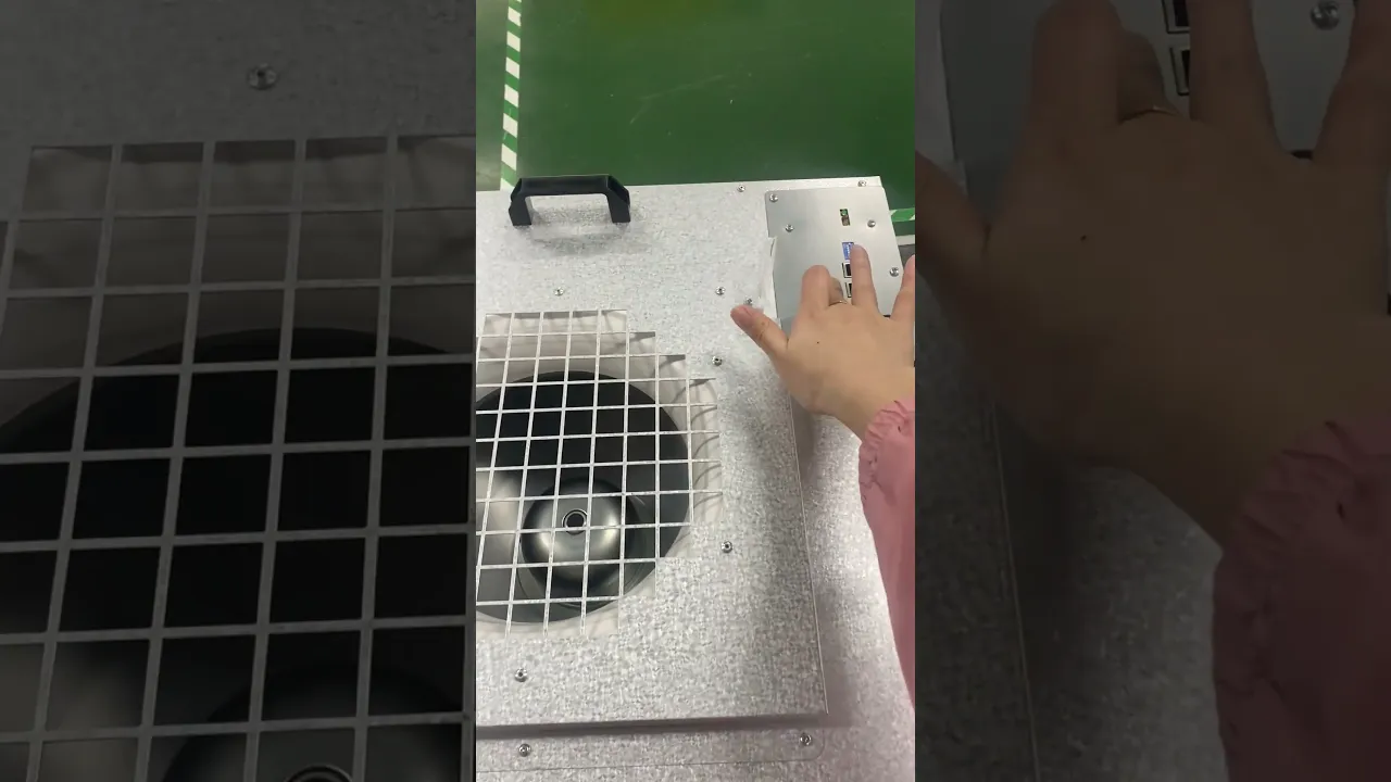 FFU fan filter unit production line | control box and assemble progress | clean room equipment