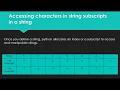 Strings String Manipulation Part - 1 Python Programming