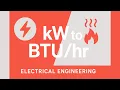 kW to Conversion Formula - Convert kilowatts kW to BTUhr British Thermal Units per hour