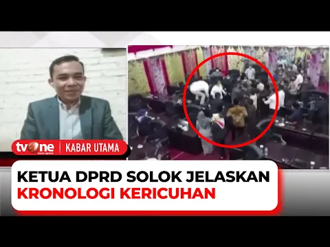 Eksklusif Klarifikasi Ketua DPRD Kab. Solok Terkait Keributan di Ruang Rapat