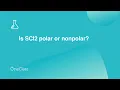 Is SCl2 polar or nonpolar
