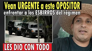 Este OPOSITOR enfrentó CON TODO a los SUPUESTOS ESBIRROS del SEBIM