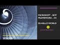 02 - Azure Bot Framework v4 HelloWorld