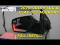 GM DL8 Small Mirror to DL3 Power Fold Plug And Play Wiring Upgrade 2014 - 2019 Silverado Sierra