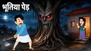 भूतिया पेड़ की कहानी | Bhootiya Ped | Hindi Horror Story | Bhootiya Ped | Horror Cartoon | New Story