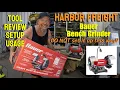 Harbor Freight BAUER 8 inch Variable Speed Bench Grinder TOOL REVIEW Setup Usage DON T DO THIS