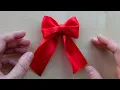 Schleife binden zum Geschenk verpacken Geschenkschleife zum Geschenk dekorieren basteln