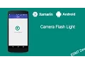 Xamarin Android Tutorial - Camera Flash Light Apps