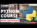 MODULE 14 PYTHON COURSE WITH CERTIFICATION