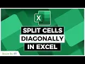 Split Cells Diagonally in Excel