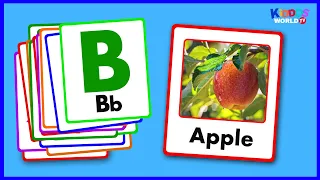 virtual alphabet cards for educational preschool learning