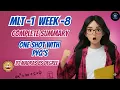 MLT Week 8 Explained in One IIT Madras BS Concept PYQ Discussion