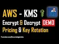 AWS KMS - Encrypt Decrypt DEMO KMS pricing KMS Key Rotation Part 2