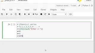 Generate Fibonacci series using while loop in python
